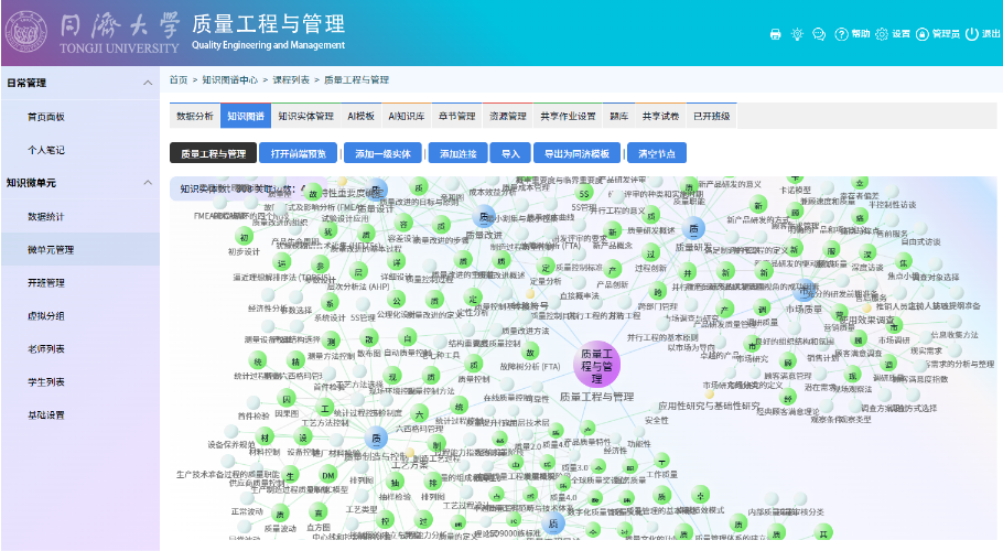 同济大学 - 质量工程与管理数字课程