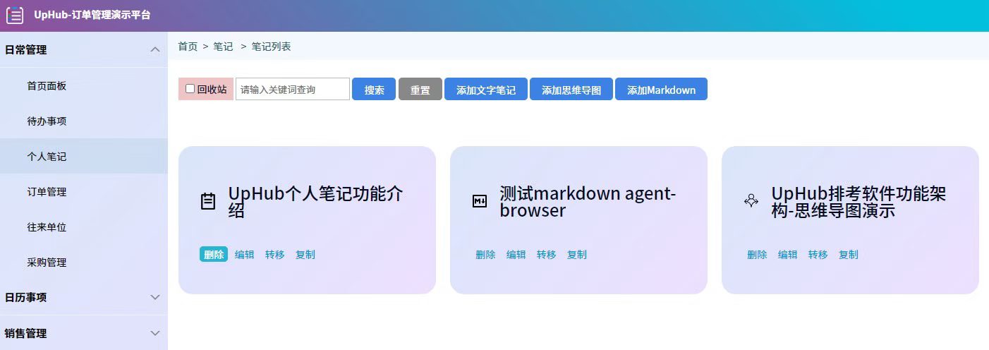 uphub进销存管理个人笔记